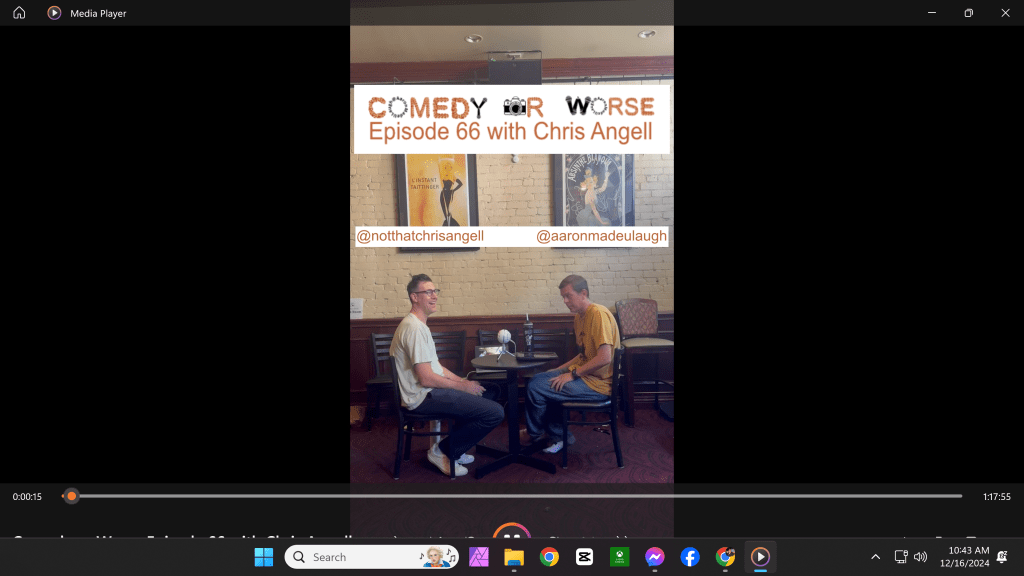 Comedy or Worse Episode 66 with Chris&nbsp;Angell